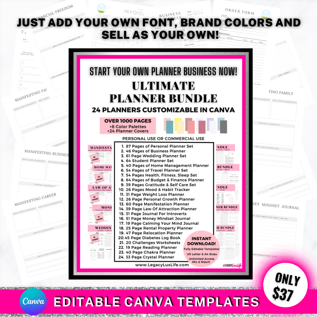 The Ultimate Planner Bundle - Start Your Own Business