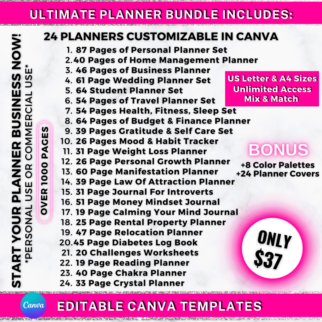 The Ultimate Planner Bundle - Start Your Own Business